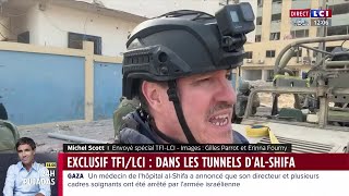 Reportage exclusif dans les tunnels dAl Shifa avec notre envoyé spécial Michel Scott [upl. by Tiraj403]