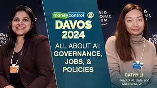 India Has A Sea of Opportunities With AI  Cathy Li of WEF on AI Governance amp Inclusion  Davos 2024 [upl. by Bullock]