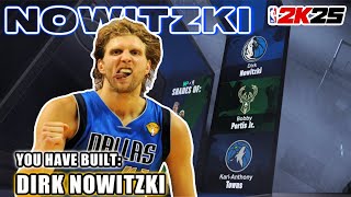 Best PRIME DIRK NOWITZKI BUILD in NBA 2K25 [upl. by Lani]