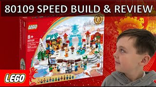 Lego Chinese New Year 80109 Ice Festival  Review amp Speed build by Emile [upl. by Persis]