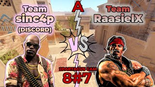 CS2  0807  ANUBIS  Team sinc4p DC vs Team RaasielX  Group A [upl. by Oirretno927]