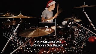 Twenty One Pilots  Neon Gravestones  Drum Cover  Advent Calendar Door 2 [upl. by Karrah]