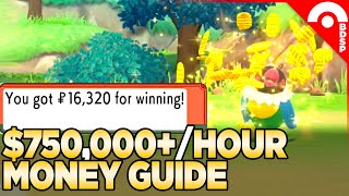 How to Get 750000Hour Money Guide for Pokemon Brilliant Diamond [upl. by Lolita]