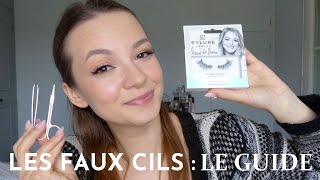 COMMENT METTRE DES FAUX CILS [upl. by Valdas]