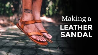 Making Leather Sandals  Teva Original Sandals inspired ⧼Week 3652⧽ [upl. by Ruon494]