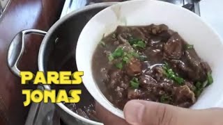 Beef Pares Recipe  Jonas Pares Recipe  Mayon Quezon City [upl. by Yddeg]