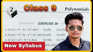 Class 9 Ex 2B Polynomials  RS Aggarwal CBSE Exercise 2b  Rajmith Study [upl. by Sainana]