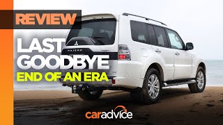 2019 Mitsubishi Pajero Shogun review Farewelling a hero  CarAdvice Drive [upl. by Natsirk]