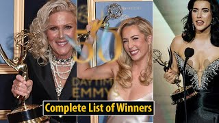 50th Annual Daytime Emmys 2023 The Complete List of Winners [upl. by Narruc]