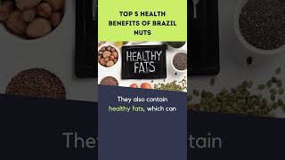 Top 5 Health Benefits of Brazil Nuts [upl. by Atteuqaj3]