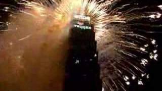 2008 taipei 101 tower fireworks [upl. by Kovacs]