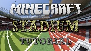 Minecraft Stadium Tutorial  Part 2  Basic Seating [upl. by Karna]