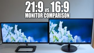 LG Ultrawide 29quot 219 vs Philips 27quot 169 1080p Display Comparison 29UB65P [upl. by Halli]