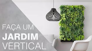 DICAS PARA TER UM JARDIM VERTICAL EM CASA  APROVEITANDO ESPAÇOS PEQUENOS [upl. by Assyn]