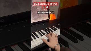 🧟‍♂️BO2 Theme Piano Tutorial UNDER 30 SECONDS piano tutorial tips shorts bo2 [upl. by Harrad709]