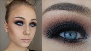 For Beginners Black Smokey Eye In 12 Simple Steps [upl. by Joice368]