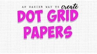 dot grid papers an easier way [upl. by Samp]