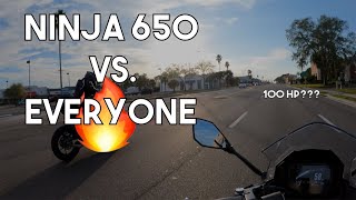 HOW TO MAKE YOUR NINJA 650 FASTER🔥💨 [upl. by Egidio489]