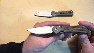 Chris Reeve Small Sebenza vs Small Inkosi size comparison doodysdaggers [upl. by Kowalski]