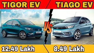 Tata Tiago EV vs Tigor EV Detailed Comparison। Tigor EV vs Tiago EV। Jigar Dahiya।। [upl. by Ketty]