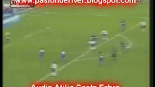 Gol de Saviola a Boca Apertura 2000  Relato Atilio Costa Febre [upl. by Greenwood]