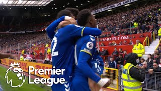 Andros Townsend nets Everton equalizer against Manchester United  Premier League  NBC Sports [upl. by Yralam]