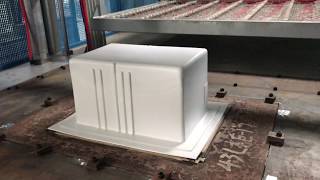 Customizable Refrigerator Liner Vacuum Thermoformer [upl. by Teerprah]