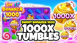 Sweet Bonanza 1000 INSANE TUMBLES [upl. by Ddet292]