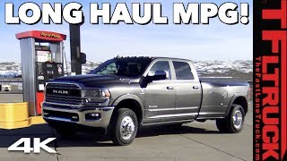 We Drive 800 Miles in the New 2019 RAM 3500 Heres How Fuel Efficient 1000 lbft of Torque Is [upl. by Eneleahs]