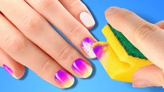 25 TRUCOS BRILLANTES PARA LAS UÑAS QUE TODAS LAS CHICAS AMARÁN [upl. by Runkle]