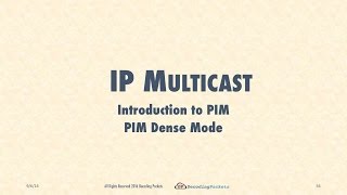 Lecture 6  Introduction to PIM PIM Dense Mode Deep Dive [upl. by Attem]