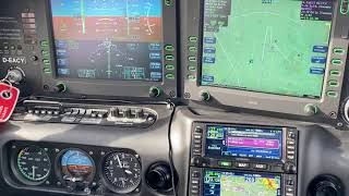 RNAV LPV Approach with Avidyne Entegra IFD440s and DFC90 Autopilot [upl. by Joung]