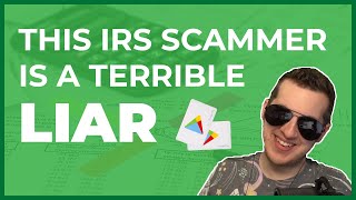 This IRS Scammer Is A Terrible Liar [upl. by Aiza]