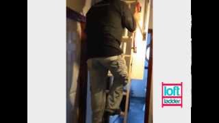 Loft Ladder Demo  LoftLadderie  Loft Ladder Letterkenny Co Donegal amp Derry [upl. by Israeli218]