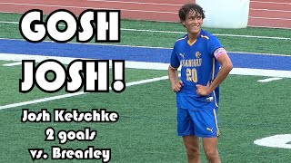 Cranford 2 Brearley 1  HS Boys Soccer  Josh Ketschke 2 Goals [upl. by Burd]