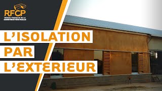 Lisolation par lextérieur en botte de paille Paillardages avec L Floissac [upl. by Ilujna]