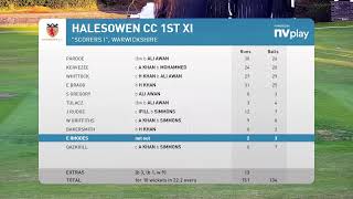 Moseley CC 1st XI vs Halesowen CC 1st XI [upl. by Bissell]