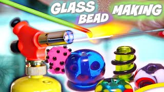 Testing a GLASS BEAD MAKING Kit for Beginners [upl. by Biondo]