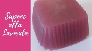 Tutorial Saponetta alla lavanda handmade soap with lavender engsub [upl. by Hoon]