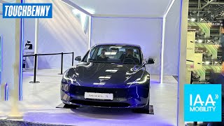 Roadtrip zum neuen Tesla Model 3 auf der IAA 2023 [upl. by Nicoli]