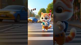 Watch What Happens When You Walk and Text 🚫📱 cat cute kitten funny catlover shorts tiktok [upl. by Lanahtan]