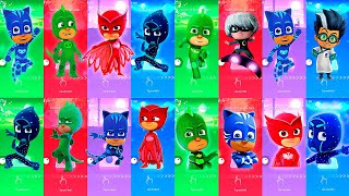 PJ Masks  Owlette🆚 CatBoy 🆚 Night Ninja 🆚 Gekko 🎶 Tiles Hop EDM Rush [upl. by Newra]