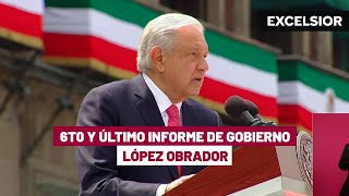 Sexto Informe de Gobierno de López Obrador  Completo [upl. by Kori]