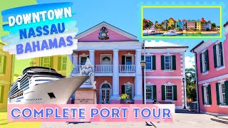 Nassau Bahamas  Downtown Nassau Walking Tour  Port of Nassau Travel Guide [upl. by Atsira]