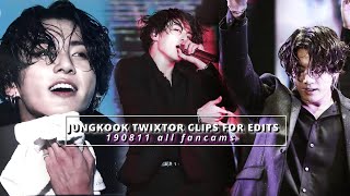 190811 jungkook lotte concert twixtor clips for edits 1 [upl. by Carlynne]