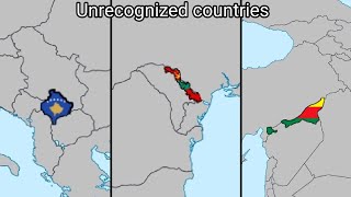 Unrecognized countries [upl. by Yelnik635]