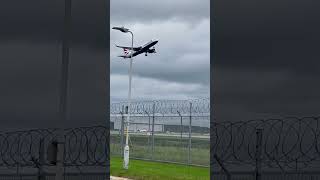 Early BA take off gatwick airport takeoff aviation runway fyp boeing fun planespotting [upl. by Heddie307]