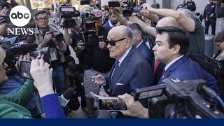 Rudy Giuliani to appear in court after missing deadline to surrender assets [upl. by Haron]