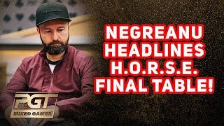 Daniel Negreanu Headlines PGT Mixed Games Event 1 Final Table  5100 HORSE [upl. by Ahsuas32]