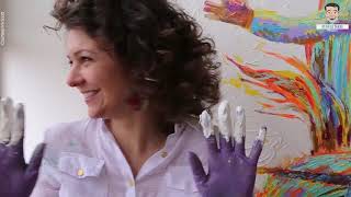 Meet Finger Painter Iris Scott [upl. by Rebme257]